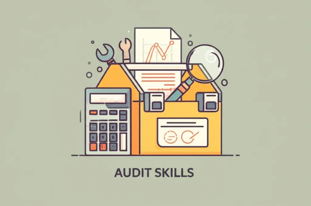 Toolbox labeled with 'Audit Skills'