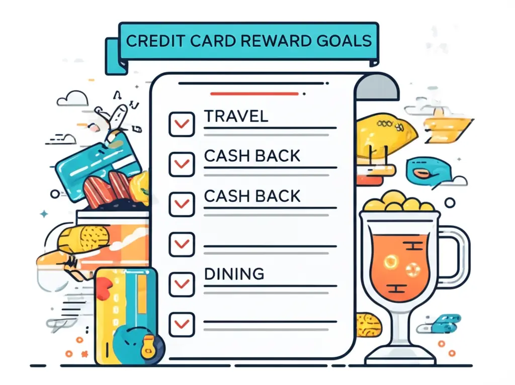 Checklist of credit card reward goals