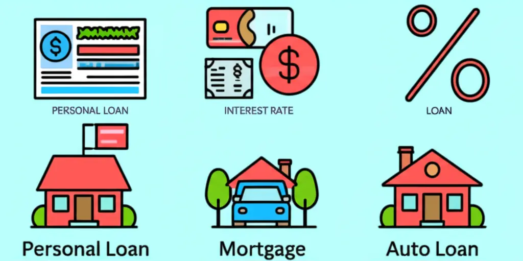 Types of loans and their interest rates