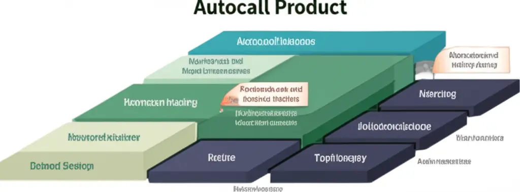 A cartoon-style diagram showing the structure and components of an autocall product.