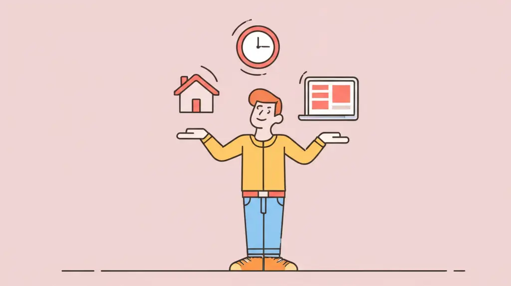Person juggling life's stressors