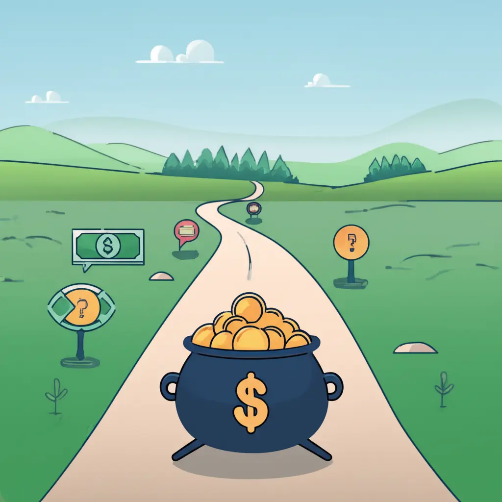 Roadmap with financial milestones