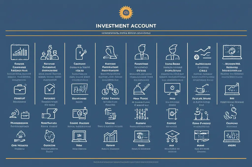 Diagram comparing different types of investment accounts