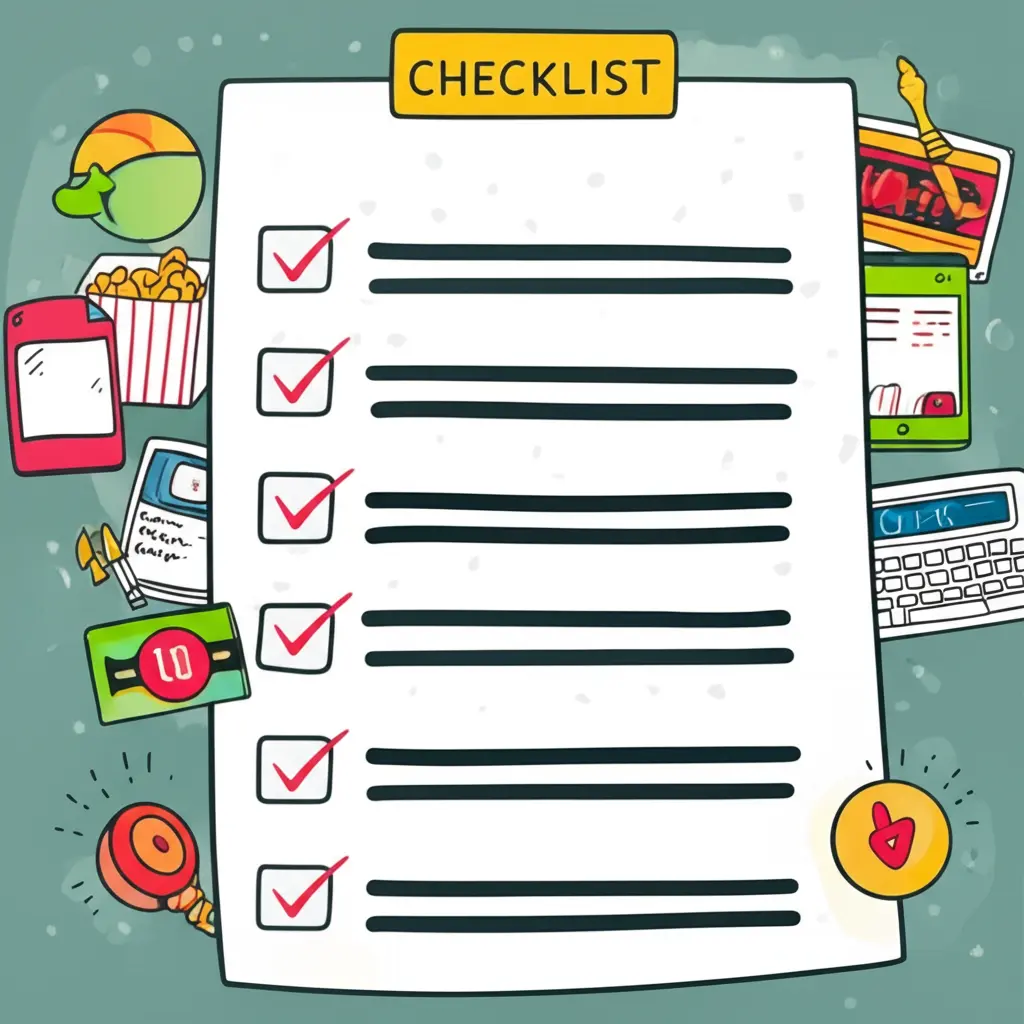 Checklist of subscription services
