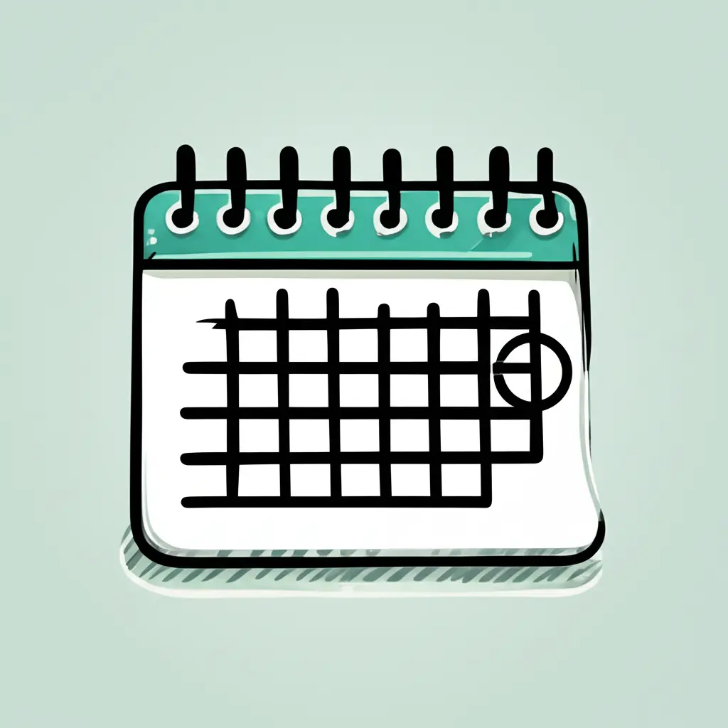 A calendar highlighting a subscription renewal date.