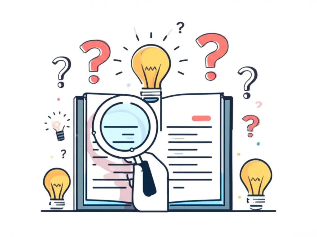 A person reading with curiosity