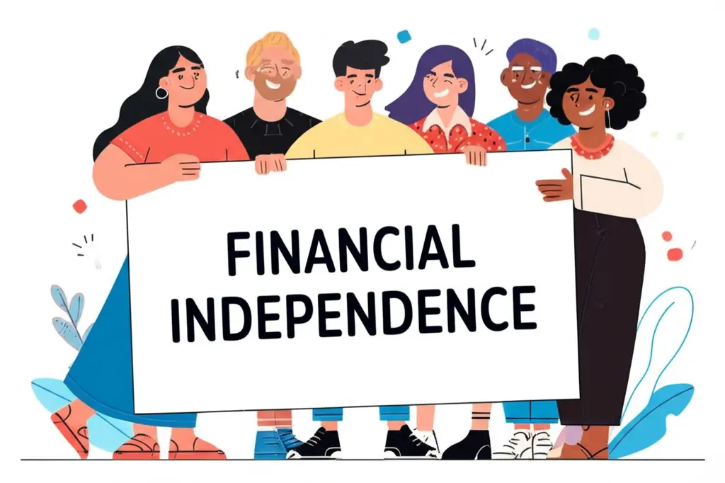 Friends with Financial Independence sign