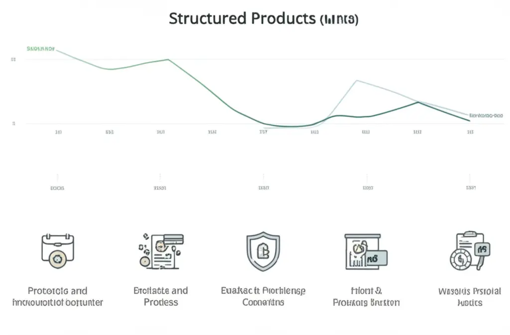 Chart comparing structured products