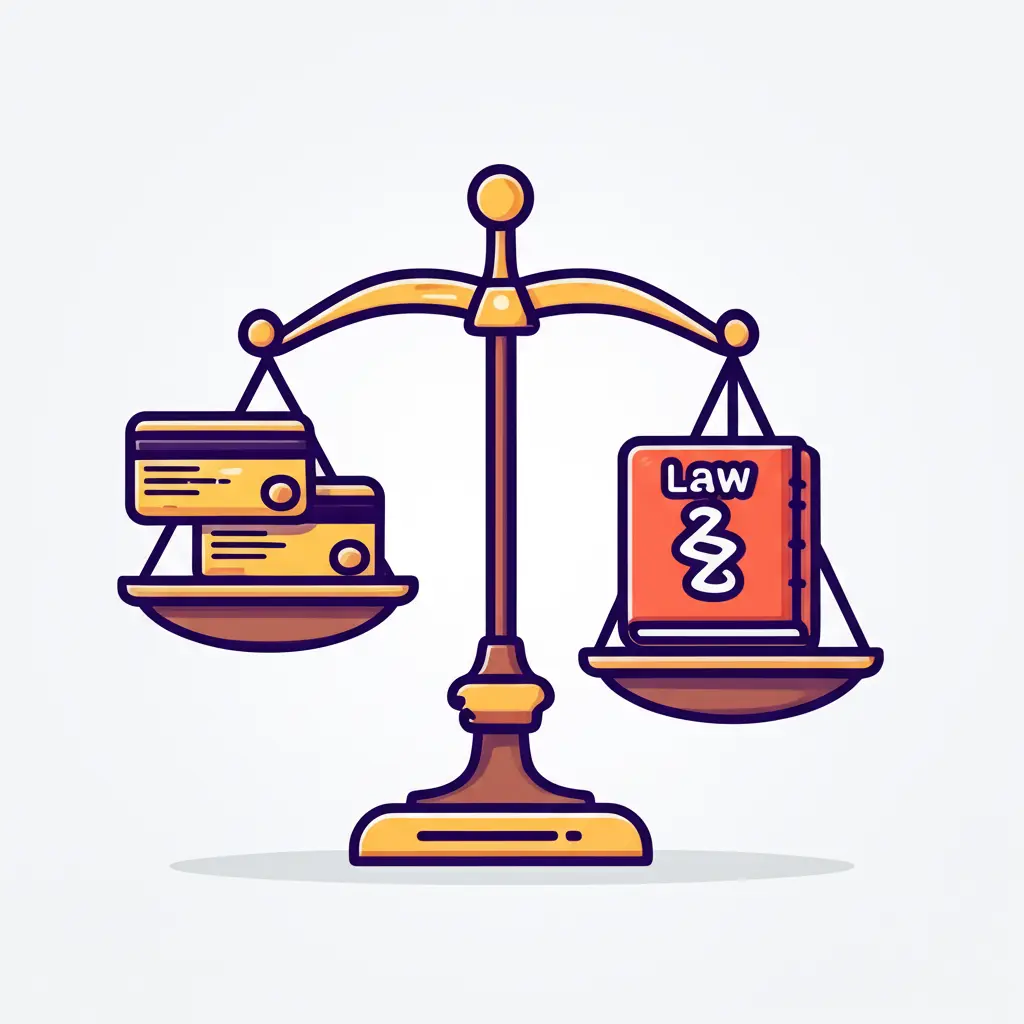 Balancing credit cards and law
