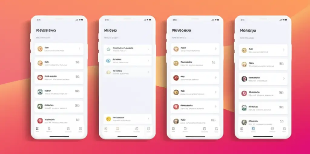 Illustration of a mobile app with subscription management features