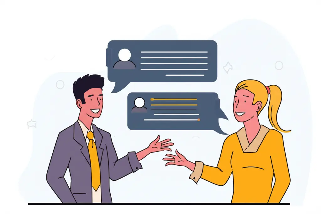 Two professionals discussing insurance strategy