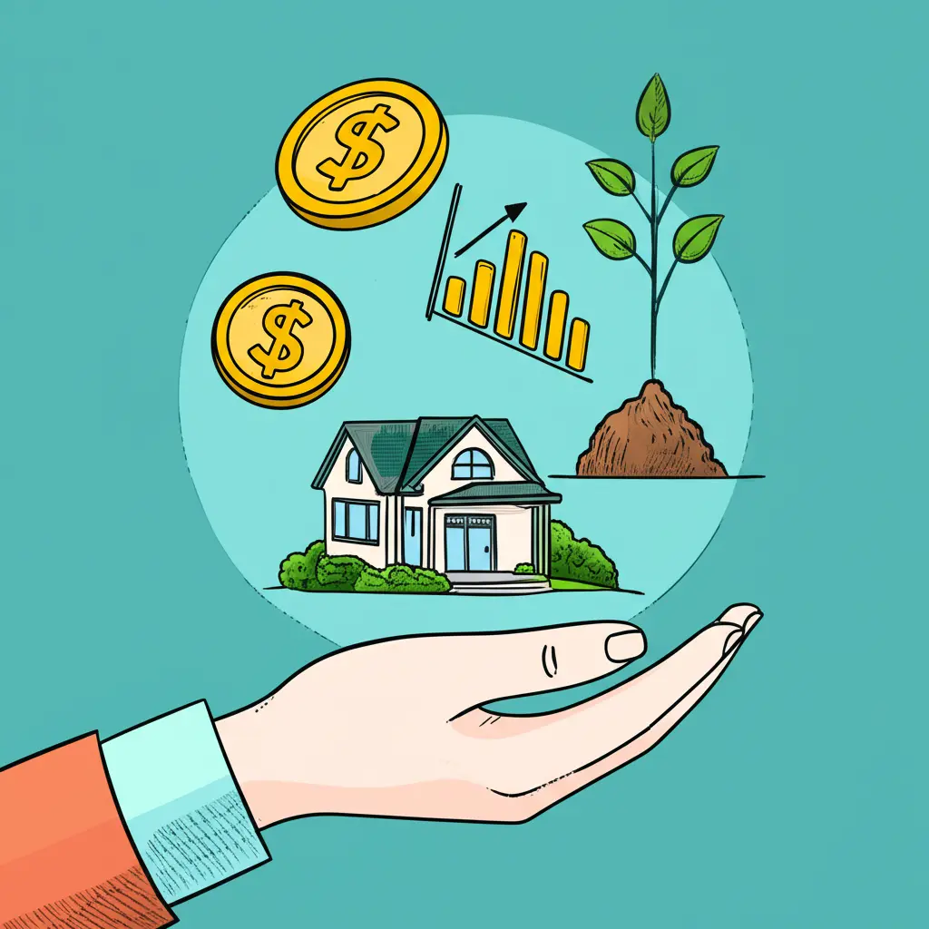 Person juggling investment options