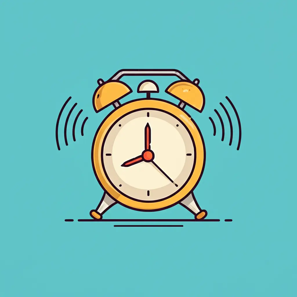 Alarm ringing to symbolize identity theft alert