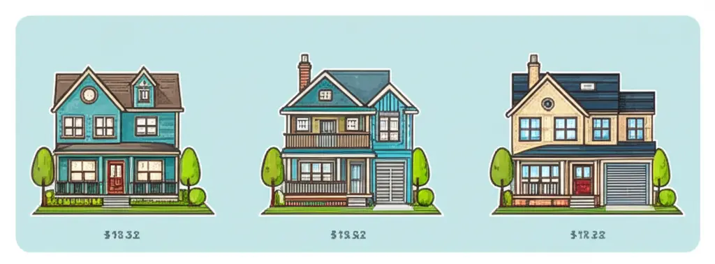 Comparing homes in different neighborhoods to understand pricing.
