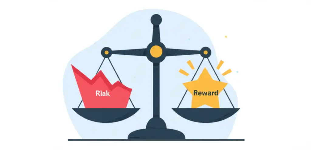 Scale balancing investment risk and reward