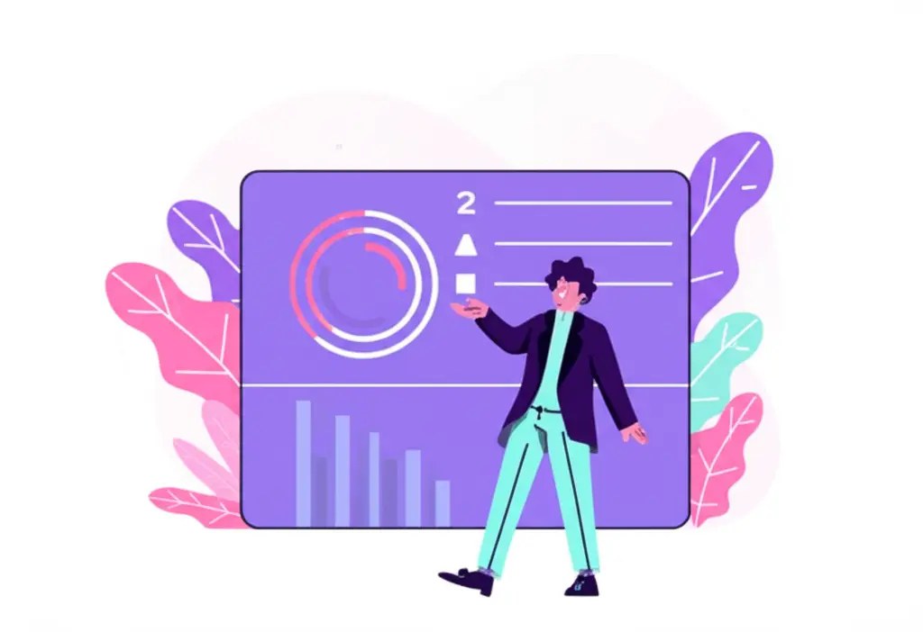 Person managing a balanced investment portfolio