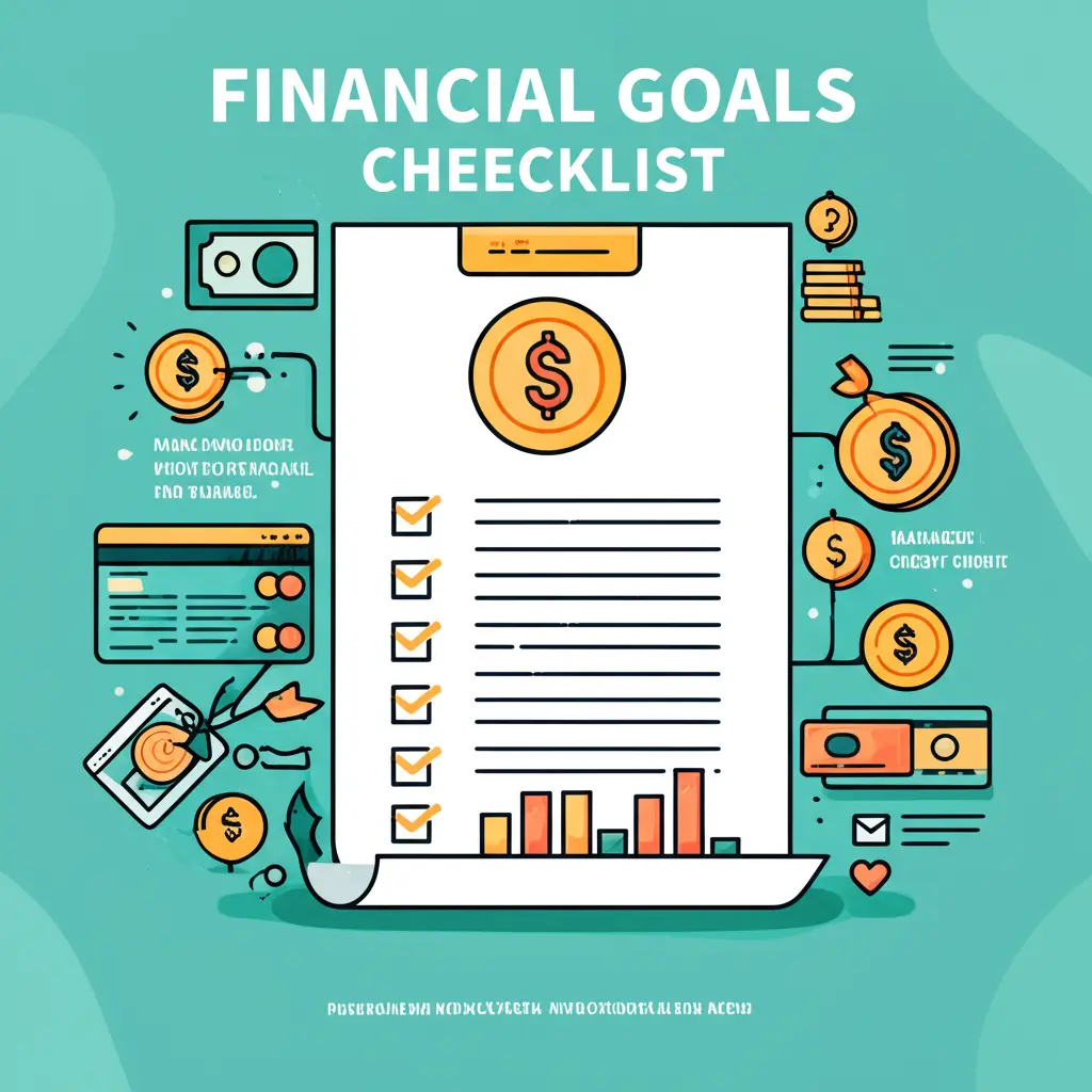 Checklist of financial goals for credit card beginners