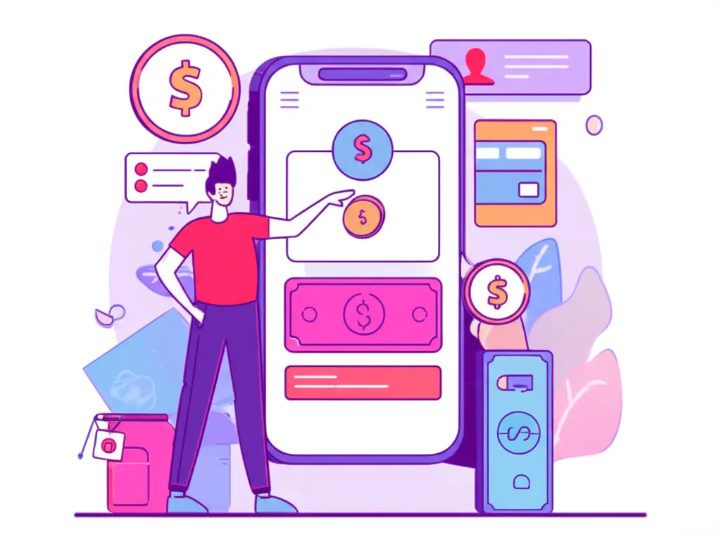 Setting up automatic investments on a phone