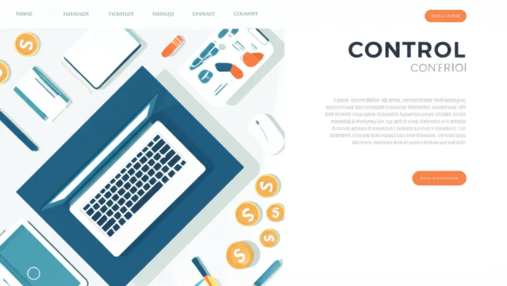 A clean, organized workspace symbolizing financial control and organization