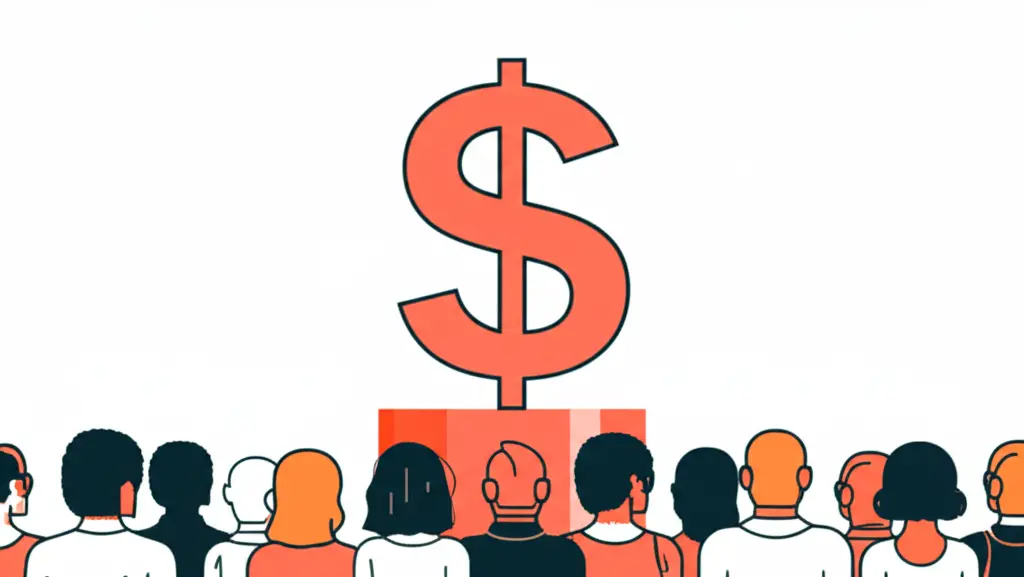 Diverse group working towards a financial goal