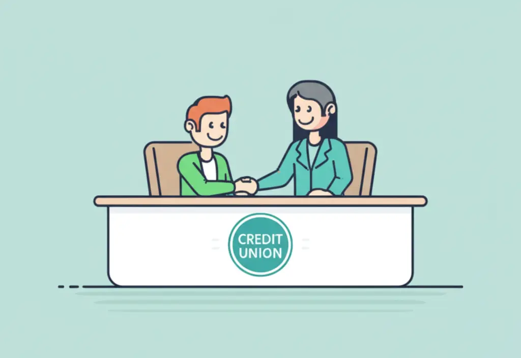 Happy Customer at Credit Union