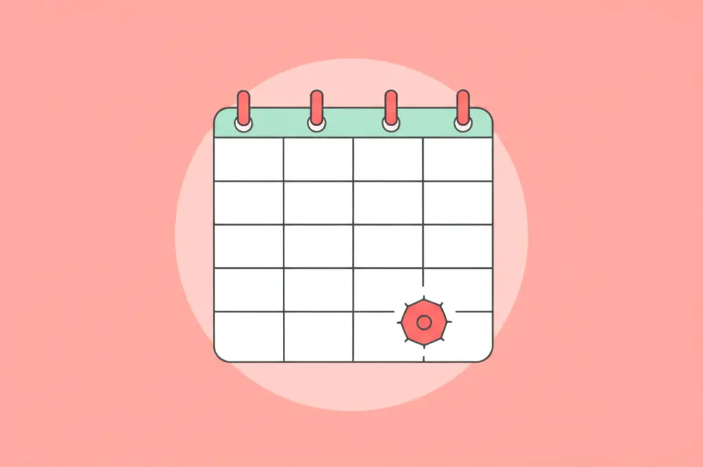 Calendar highlighting reward point expiry date.