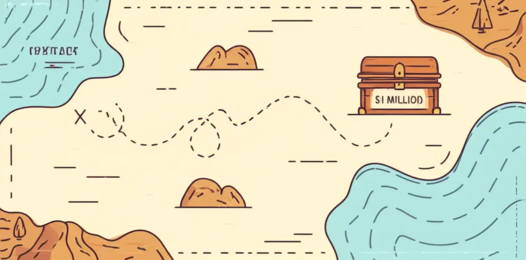 Treasure map to a million dollar chest
