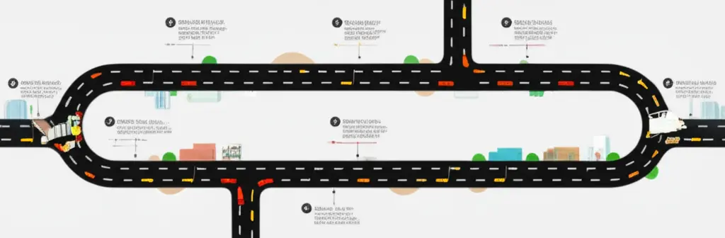 Disrupted supply chain diagram