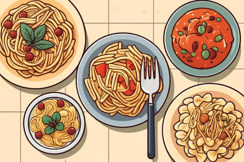 Budget-friendly meals on a table