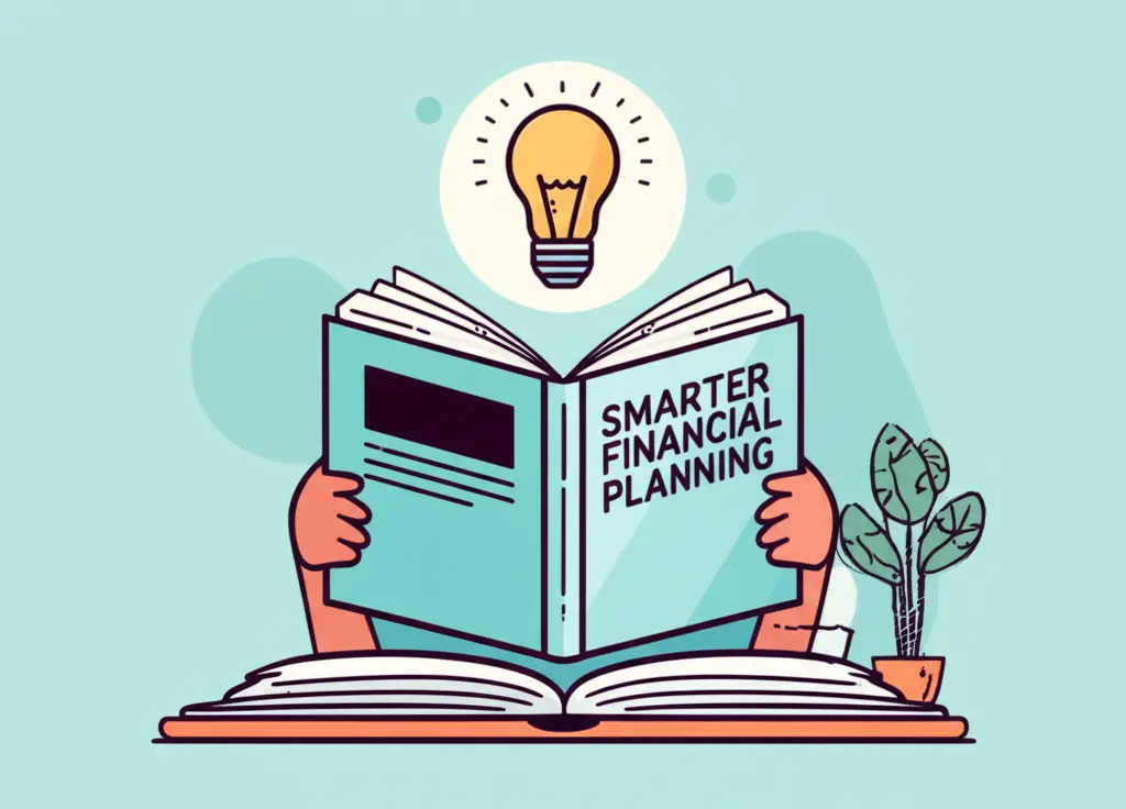Person having an epiphany about financial planning