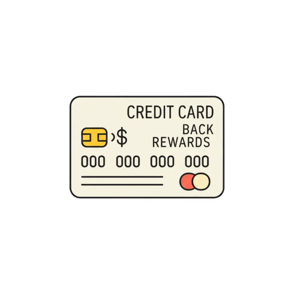 Credit card with cash back rewards