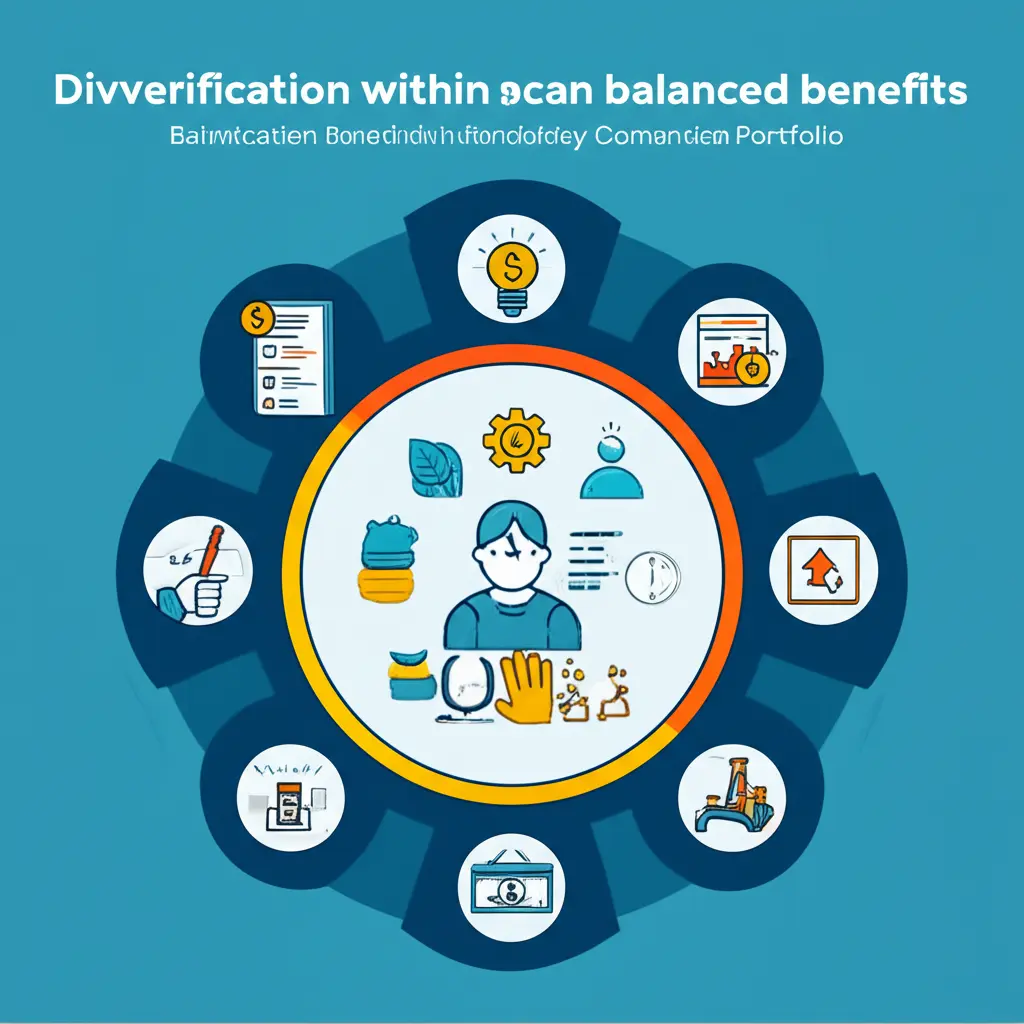 Diagram of diversification benefits