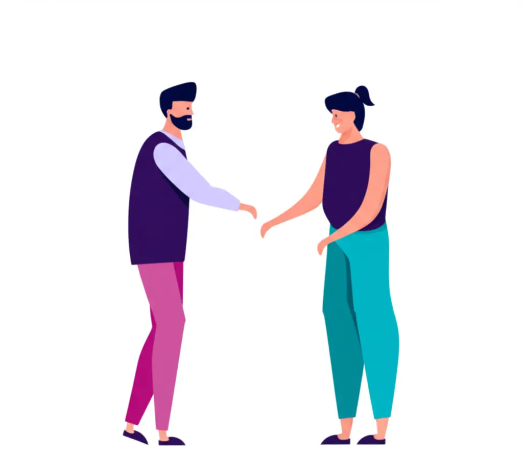 Peaceful resolution handshake