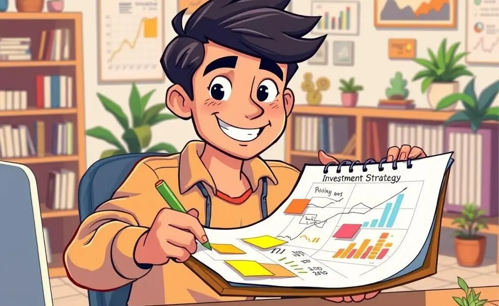 Person creating an adaptable financial plan