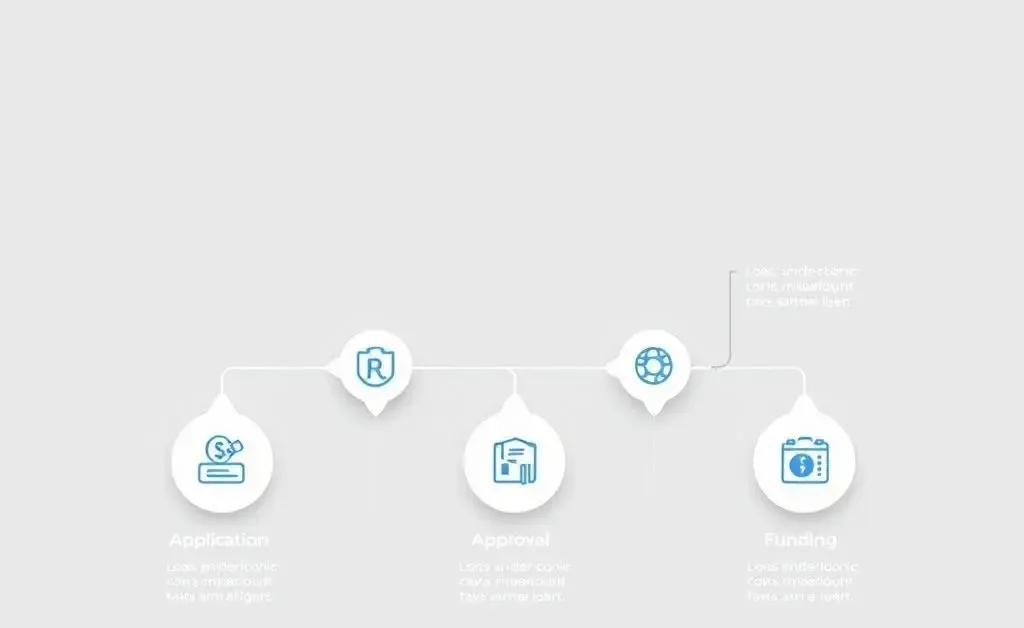 Illustrated journey map to getting a loan
