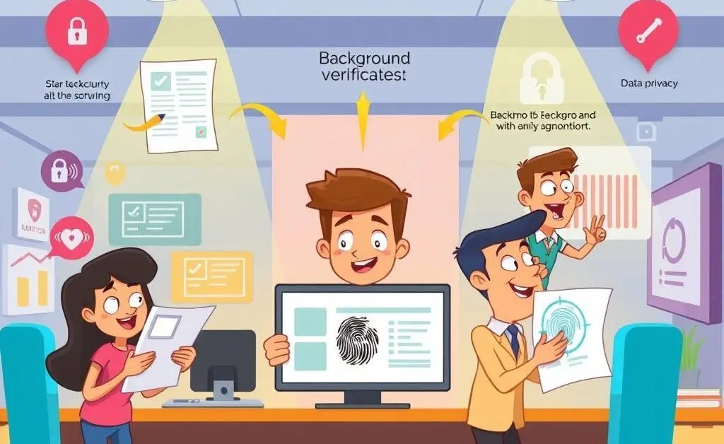 Stages of a background check process