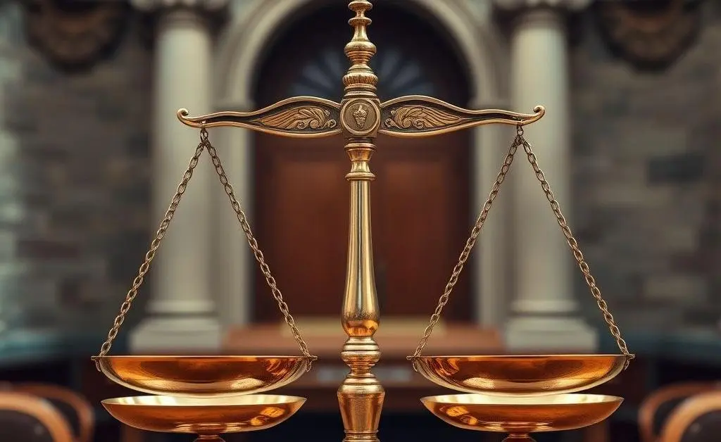A pair of scales representing balance and fairness in decision-making.