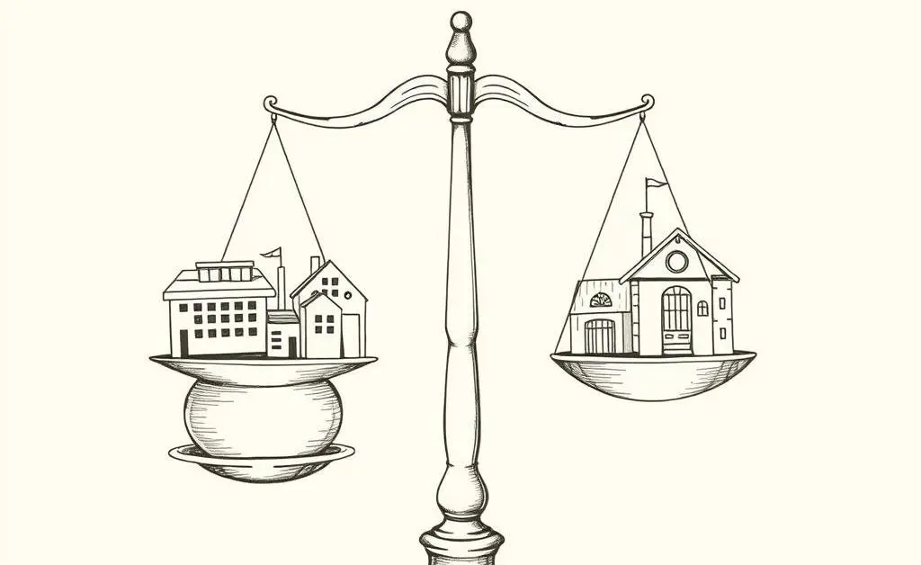 Scale with balanced investment types