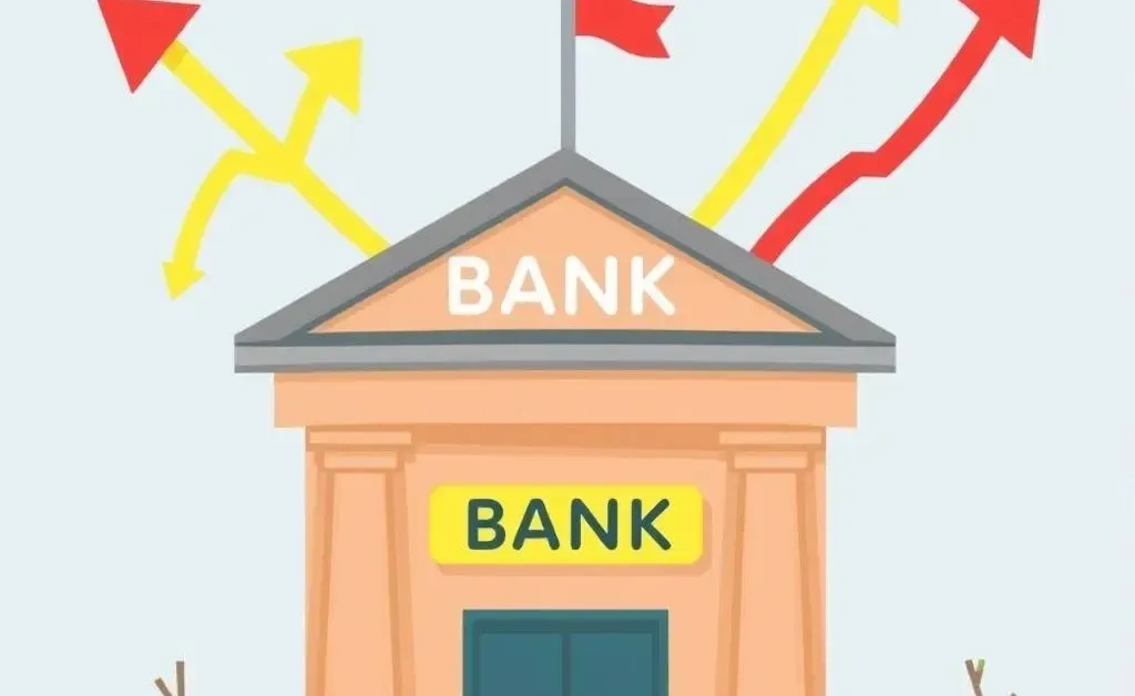 A bank building illustrating changing interest rates