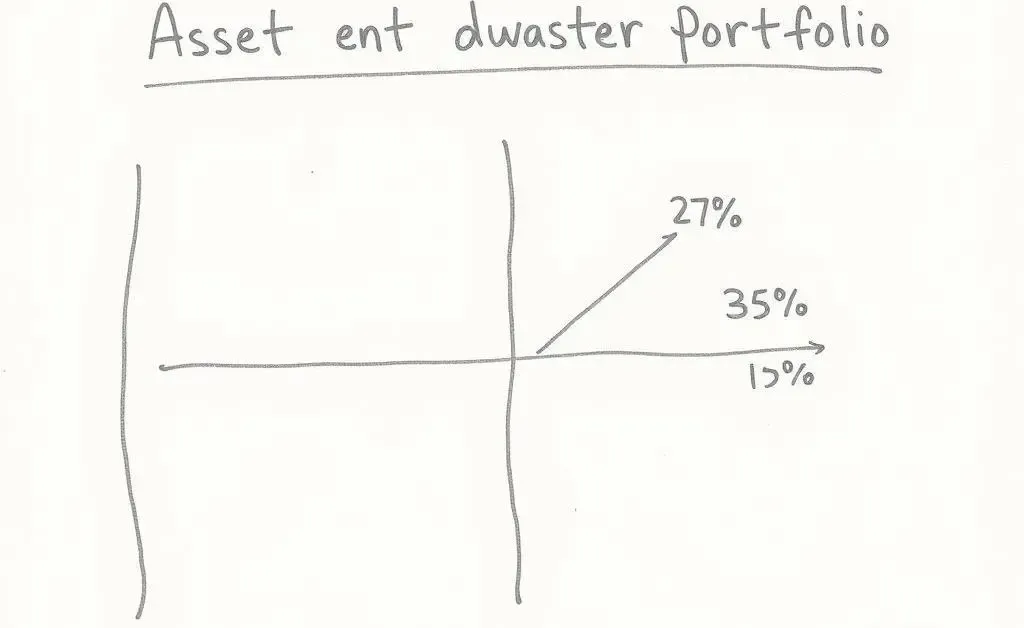 A simplified asset allocation portfolio chart