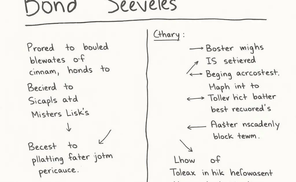A hand-drawn chart explaining bond sleeves in simple terms.