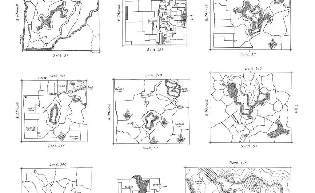 Illustrations of different boundary maps