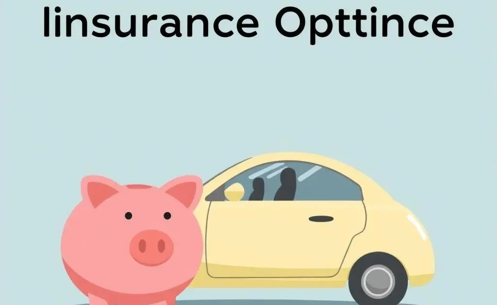 Illustration of a piggy bank next to a car symbolizing affordable insurance options.