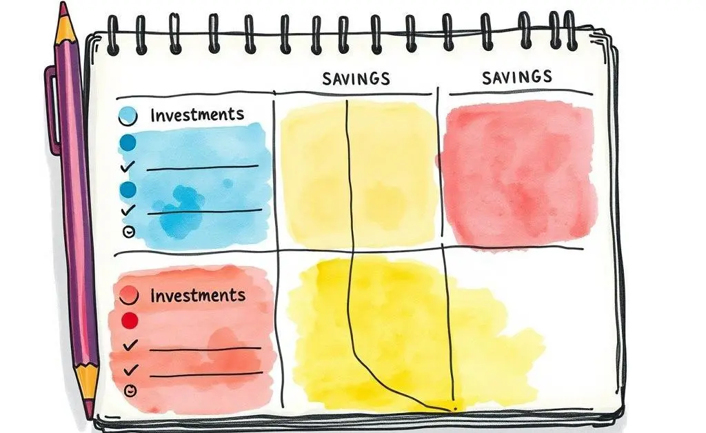 Visual of a budget planner
