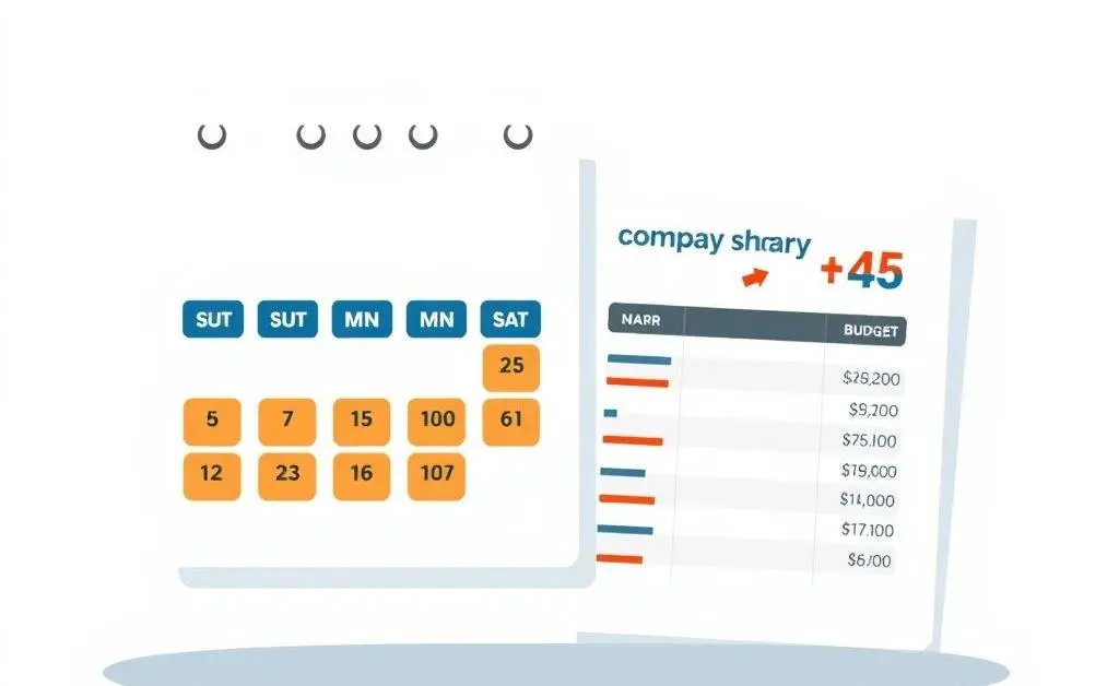 Image of budget planning for company car.