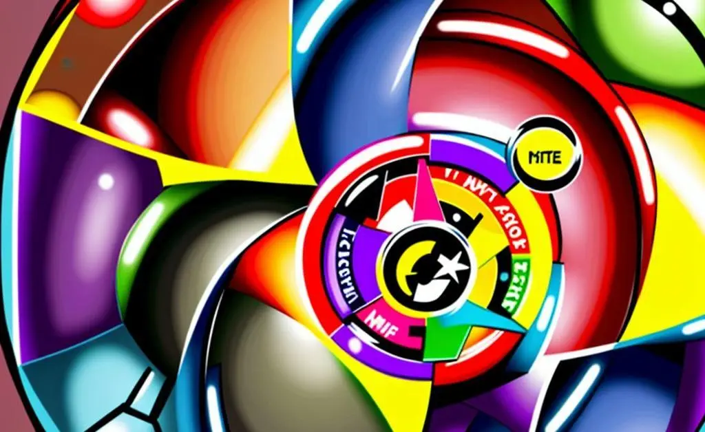 A colorful budgeting wheel highlighting key categories.