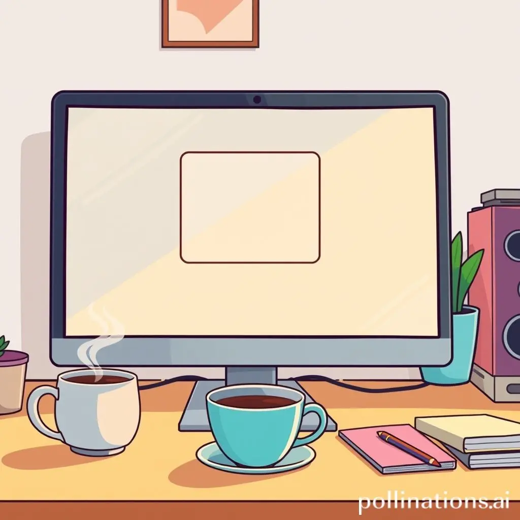 Simple budgeting tool on a desk