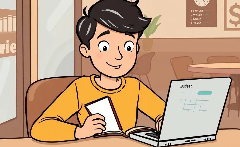 Creating a budget in a coffee house