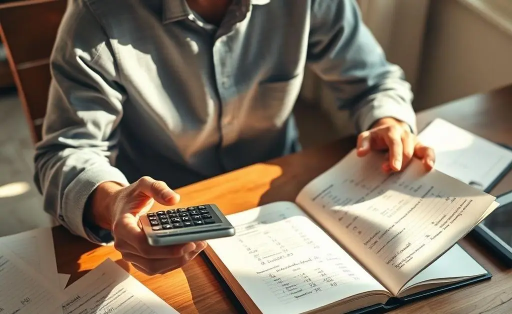 Person budgeting for insurance costs