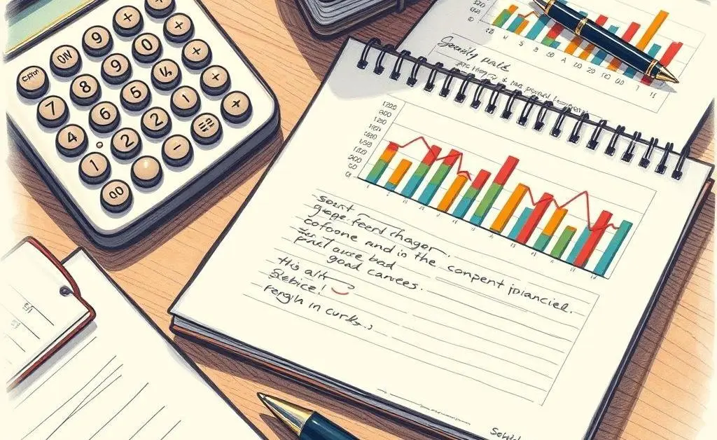 Various budgeting tools illustration